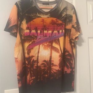 Balmain Beach Vibes Graphic T-Shirt
